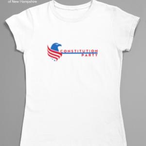Women's "CONSTITUTION PARTY" T-Shirt Design.