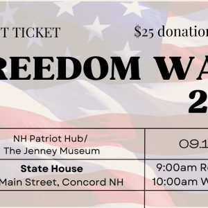 $25 Registration Fee for Freedom Walk 2024
